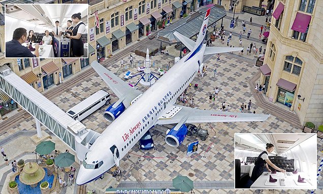 Restoran Unik di China, Dikembangkan dari Pesawat Bekas Batavia Air